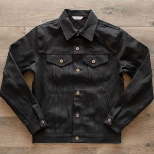 3sixteen type3s selvedge denim jacket double black